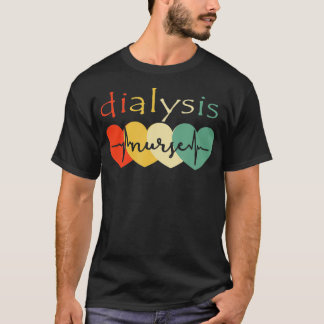 Dialyse Technicus Verpleegkundige - Nierhartslag T-shirt