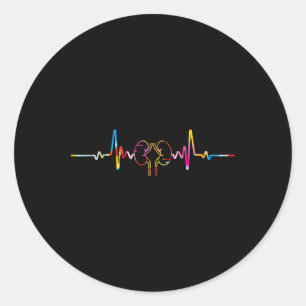 Dialyse Technicus Verpleegkundige - Nierhartslag V Ronde Sticker