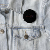 Dialyse technicus verpleegster Nier Hartslag bewus Ronde Button 5,7 Cm (In situ)