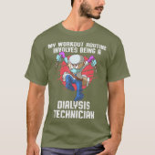 Dialyse Technicus Workout Nefrologie Tech T-shirt (Voorkant)