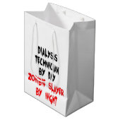 Dialyse Technicus Zombie Slayer Joke Medium Cadeauzakje (Voorkant Gekanteld)