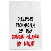 Dialyse Technicus Zombie Slayer Joke Medium Cadeauzakje (Voorkant)