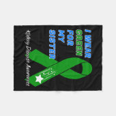 Dialyse Transplant Donor Fleece Deken (Voorkant (Horizontaal))