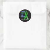 Dialyse Transplant Donor Ronde Sticker (Tas)