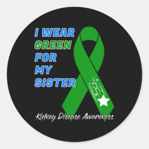Dialyse Transplant Donor Ronde Sticker