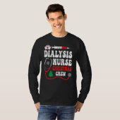 Dialyse van kerst Dialyse Nefrologie T-shirt (Voorkant volledig)