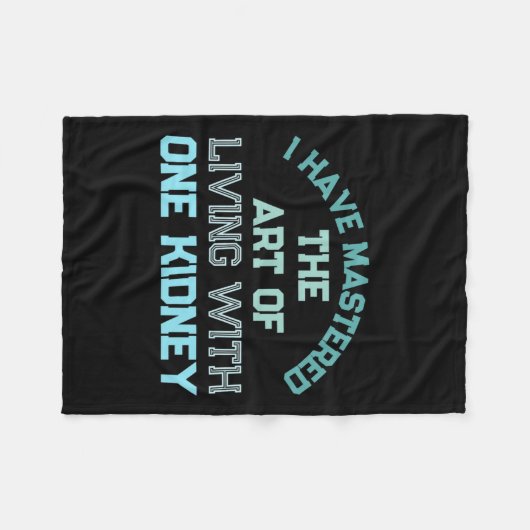 Dialyse van nierorgaandonor Nierziekte Fleece Deken (Voorkant (Horizontaal))