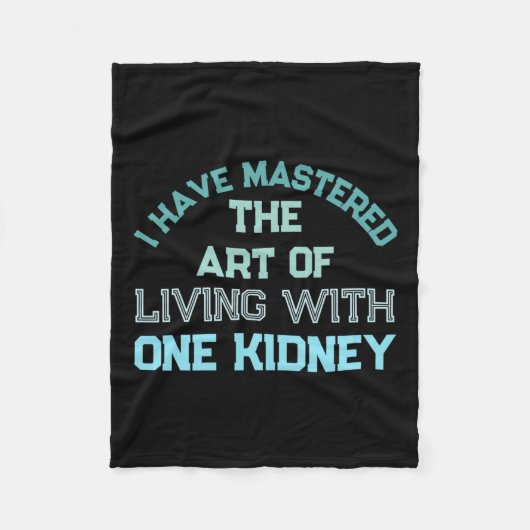 Dialyse van nierorgaandonor Nierziekte Fleece Deken (Voorkant)