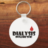 Dialyse Verpleegkundige Bloeddruppel Sleutelhanger (Voorkant)