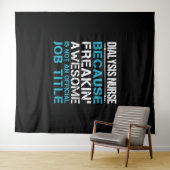 Dialyse Verpleegkundige - Freaking Geweldige Gift  Wandkleed (In Situ (horizontaal))