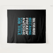 Dialyse Verpleegkundige - Freaking Geweldige Gift  Wandkleed (Voorkant (horizontaal))