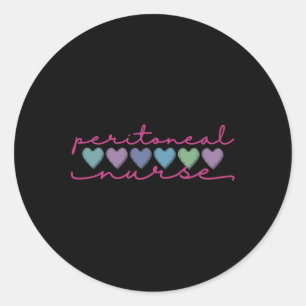 Dialyse Verpleegkundige Nierziekte Plezier Verplee Ronde Sticker