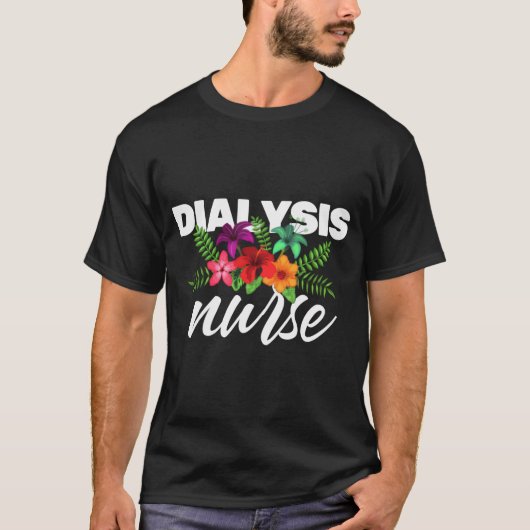 Dialyse Verpleegkundige Rn Verpleegdag Grappig Tea T-shirt (Voorkant)