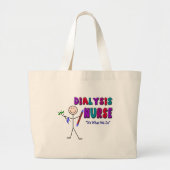Dialyse Verpleegkundigen Aantekening Ontwerp Grote Tote Bag (Voorkant)