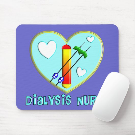 Dialyse Verpleegkundigen T-Hemden en Gifts Muismat (Met muis)