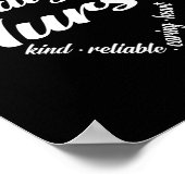 Dialyse Verpleegkundigen Word Cloud Poster (Hoek)