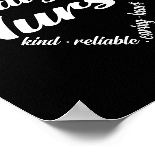 Dialyse Verpleegkundigen Word Cloud Poster (Hoek)