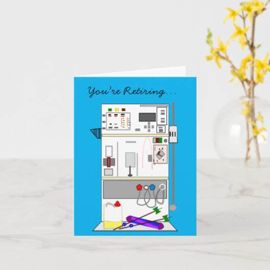 Dialyse Ziektepensionering Kaart (Gele Bloem)