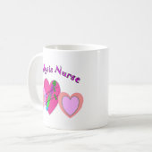 Dialyse- zurenschenkingen koffiemok (Voorkant links)