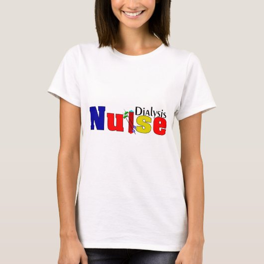Dialyse Zuurt T-Shirt Dialzer Design (Voorkant)