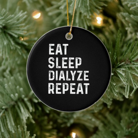 Dialysegeschenken voor patiënten Niertechnologie N Keramisch Ornament (Boom)