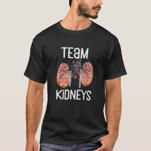 Dialyseteam Nieren Transplantatie Nurse Tech Pink T-shirt