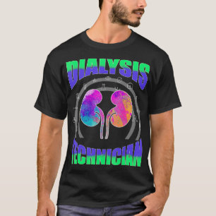 Dialysetechnicus die symbool nefrologie behandelt t-shirt