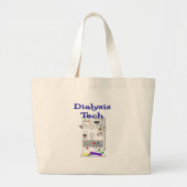 Dialysetechnicus — Fresenius-ontwerp machine Grote Tote Bag (Voorkant)