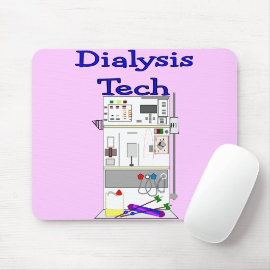 Dialysetechnicus — Fresenius-ontwerp machine Muismat (Met muis)