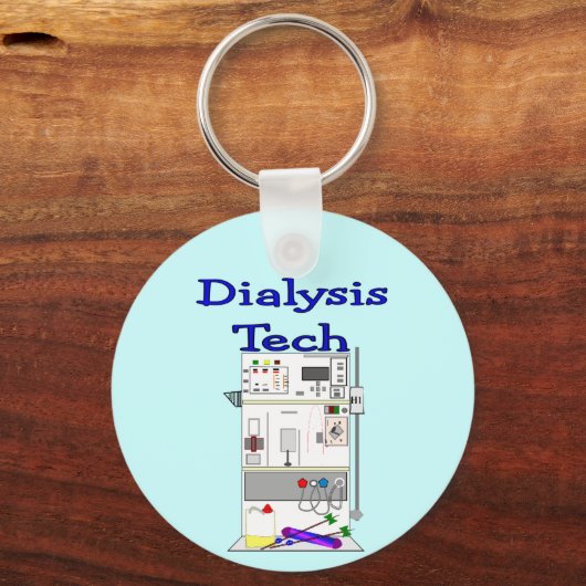 Dialysetechnicus — Fresenius-ontwerp machine Sleutelhanger (Voorkant)