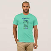 Dialysetechnicus — Fresenius-ontwerp machine T-shirt (Voorkant volledig)