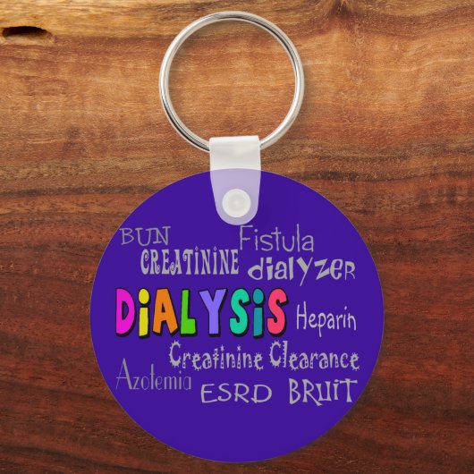 Dialyseterminologie — cadeaus sleutelhanger (Voorkant)