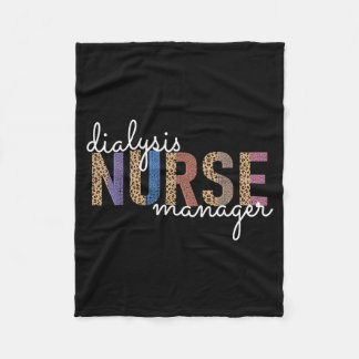 Dialyseverpleegkundige Manager nefrologie Verplegi Fleece Deken