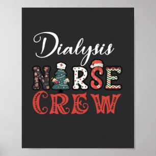 dialyseverpleegkundigen , kerstmis - poster