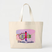 Dialyseverpleegster "Filtration Specialist" uniek Grote Tote Bag (Voorkant)