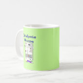 Dialysezurse-cadeautjes voor unieke machines koffiemok (Voorkant links)