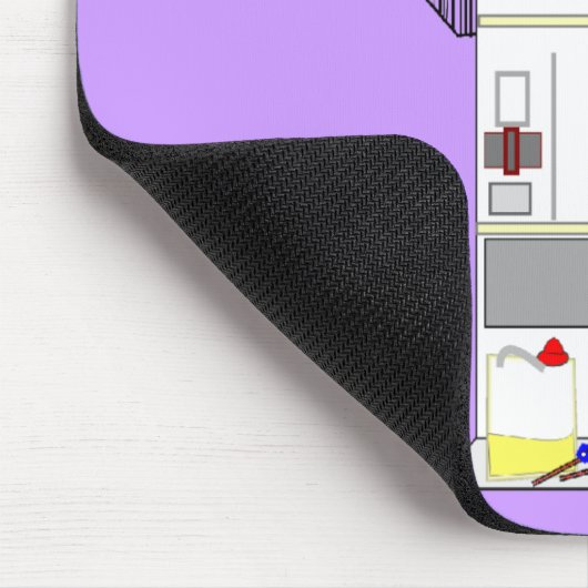 Dialysezurse-cadeautjes voor unieke machines muismat (Hoek)