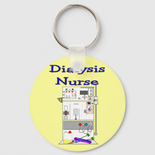 Dialysezurse-cadeautjes voor unieke machines sleutelhanger