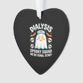 Dialysis Nephrology Nurse Cute Halloween Spooky Es Ornament (voorkant)