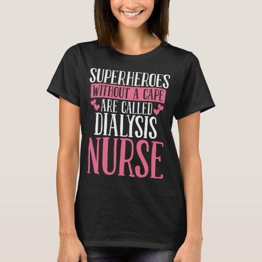 Dialysis Nurse Nephrology Tech Appreciation Week T-shirt (Voorkant)
