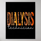 Dialysis Technicus Leopard Herfst herfst Lovers da Poster (Voorkant)