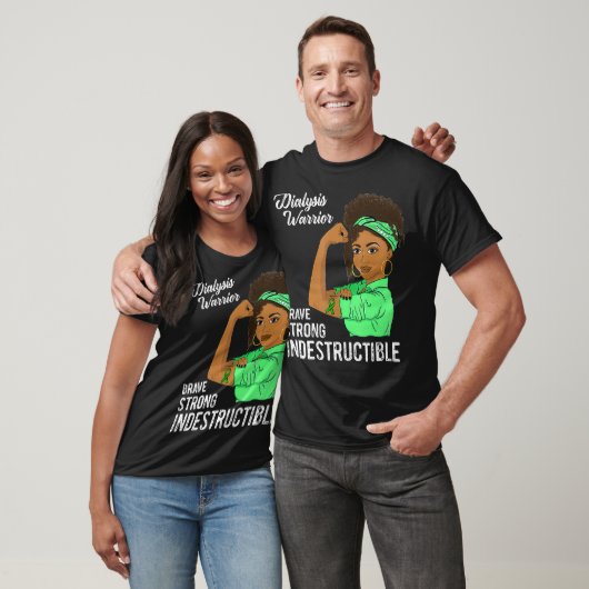 Dialysis Warrior Indestructeerbare nieroverleving T-shirt (Unisex)