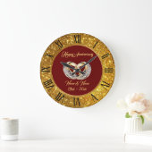 Diamant Aanpasbare Trouwringen Gouden Verjaardag Grote Klok (Huis)