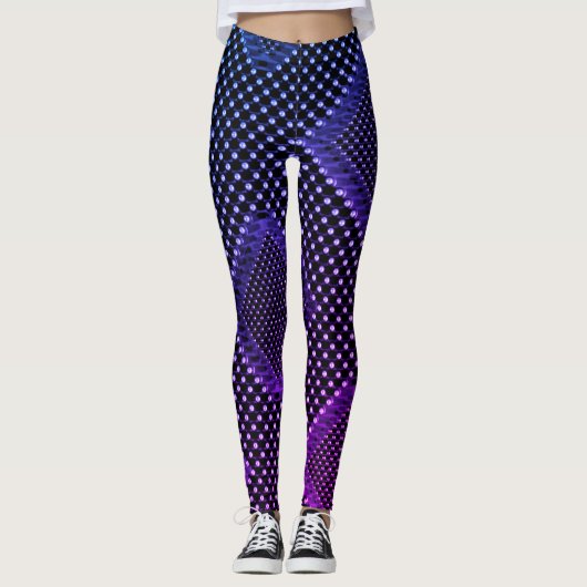 Diamant Afmetingen geometrische vormen Leggings (Voorkant)