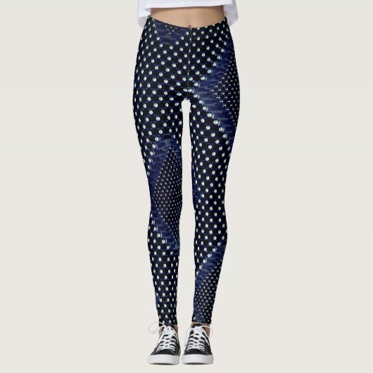 Diamant Afmetingen geometrische vormen Leggings (Voorkant)