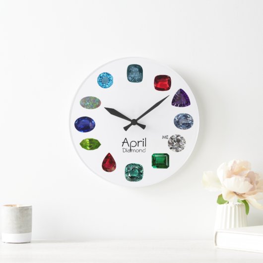 Diamant, April Birthstone Grote Klok (Huis)