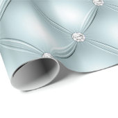 Diamant bezette luxe gestikte bekleding cadeaupapier (Rol Hoek)