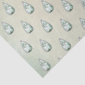 diamant blauwgroen strass patroon tissuepapier (Detail)