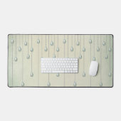  diamant blauwgroen strass Victoriaans hanger Bureaumat (Keyboard & Muis)