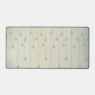  diamant blauwgroen strass Victoriaans hanger Bureaumat